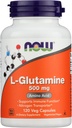Maintenant Aliments Glutamine 500mg Capsules, 120 CT