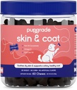 PupGrade Skin & Coat Soft Chew Supplement für Hunde – Unterstützt gesunde Haut, Mantel und Immunfunktion - Reich an natürlichem Fischöl, Omega Fatty Acids, und Vitamine – 60 Soft Chews