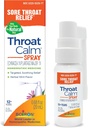 Vaporisateur Boiron ThroatCalm pour soulager la gorge apaisante - Propulsé par la plante avec de l'échinacée – Flavor naturel à la menthe - Non-Numbing & Benzocaine-Free - .68 Fl Oz