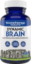 Stonehenge Santé Supplément Cerveau Dynamique – Mémoire, Focus, & Clarity – Formulé avec 40 ingrédients Nootropiques uniques : Choline, Phosphatidylsérine, Bacopa Monnieri et Huperzine A