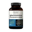 NatureBell Advanced Glucosamine Chondroitin MSM Supplement, 240 Kapseln | 10-in-1 Joint Support Complex – mit Hyaluronsäure, Collagen, Turmeric, Boswellia, & More – Non-GMO