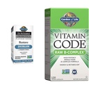 Jardin de la vie Dr Probiotiques Formulés Platinum Series Restore 200 Million CFU & Vitamine B Complex - Vitamine Code Raw B Complex - 120 Capsules Vegan