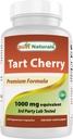 Best Naturals Tart Cherry Extract 1000 mg (Non-GMO) Veggie Kapseln - Fördert gesunde Uric Acid Levels innerhalb normaler Reichweite, Gesunde gemeinsame Funktion & Fördert gesunden Schlafzyklus, 120 Zähler
