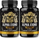 (2 Pack) Alpha X10nd Ultra für Männer, offizielle männliche Formel zu halten Stamina und Peak Performance, All-Natural Blend for Nutrition and Health Support, AlphaX10nd Supplement Reviews (120 Kapseln)