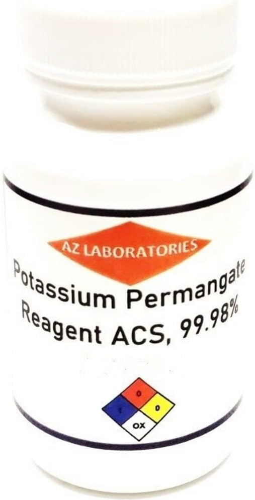 Kaliumpermanganat Reagent Grad / 8 OZ/Free Flow Powder/Detox Pro Health/Same Day Ship/USA Made/ 100%