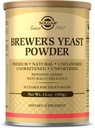 Solgar Brewer's Yeast Powder, 14 oz - Rich Source of Amino Acids, B-Complex Vitamins, Minerals, & Protein - Natural, Unflavored, Unsweetened - Dairy Free, Vegetarisch - 13 Portionen (Verpackung kann variieren)