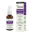 Aide au sommeil, Melatonine liquide, Herbes naturelles, Calme, Repos, Spray oral, 1 oz, Sans médicament, 60 portions