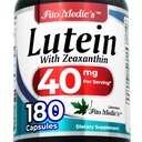 FITO MEDIC's Lab | Lutein |180 Kapseln |40 mg. Lutein 40mg | Lutein und Zeaxanthin Ergänzungen | Konzentrat Extrakt | Lutein 40 mg | Lutein und Zeaxanthin | zeaxanthin | Ultra hohe Absorption.