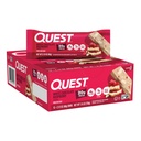 Quest Nutrition- High Protein, Low Carb, Glutenfrei, Keto Friendly, 12 Count White Chocolate Raspberry