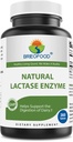 Brieofood Lactase Enzyme Pillen - 3000 FCC ALU - 360 Tabletten - 360 Portionen - Non-GMO, Glutenfrei