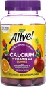 NATURES WAY Alive! Calcium Plus D Gummi, 100 mg, 60 CT