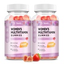 Totaria Sugar Free Multivitamin Gummi für Damen 14+ w/Inositol, Eisen, Folate, Biotin, Womens Daily Multivitamin Gummy w/Vitamin A, D, C, B, Support Hair, Haut, Energie, Immun, Erdbeeren Flavor