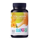 LIVS Kollagengummis für Frauen & Männer | Multi Collagen Peptide - hydrolysierte Collagen Peptide | Collagen Powder Alternative für Haut, Haar, Nägel & Gelenke | Glutenfrei 100mg Marine Collagen/Dose