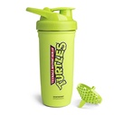 Smartshake TMNT Reforcez la bouteille de shaker de protéines en acier inoxydable - Bouteille de gymnastique unisexe non isolée - 900 ml - 30 oz - Vis étanche - sans BPA (vert clair)