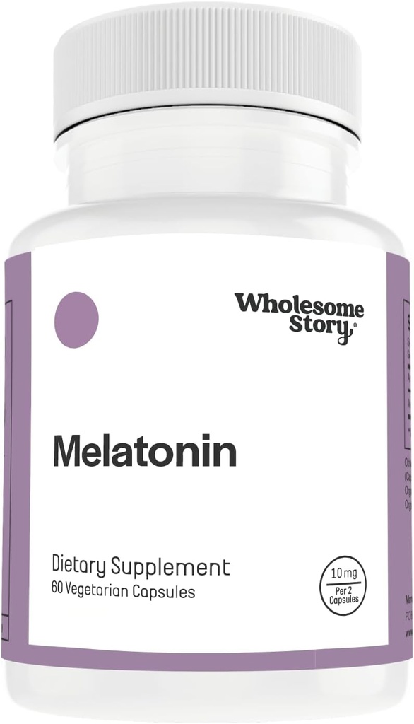 Melatonine 10mg pour adultes pour le sommeil reposant, la relaxation et l'équilibre hormonal