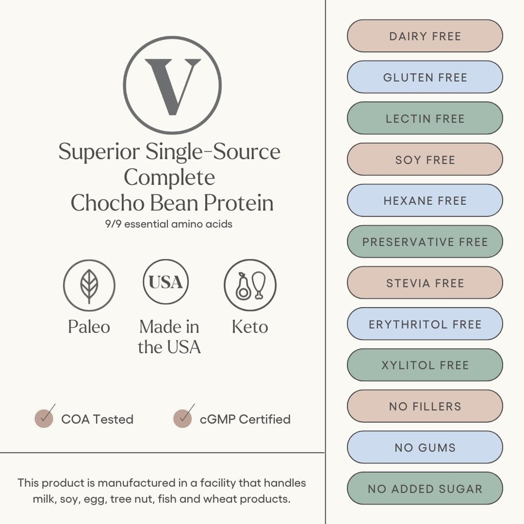 Soyez bien par Kelly Plant-Based Protein Powder Pack - Paléo et Keto Friendly, sans lait et sans gluten - Poudre de protéines à faible teneur en glucides avec - 20g+ Protéines (3 portions)