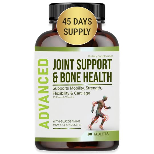 NutraPro Glucosamine Chondroitin MSM Joint Relief Supplements & Knochengesundheit - für Knie & Gelenkrelief, Knochenstärke, Gelenkgesundheit, Bewegung, Flexibilität, Stärke & Komfort.45 Tage Servierungen