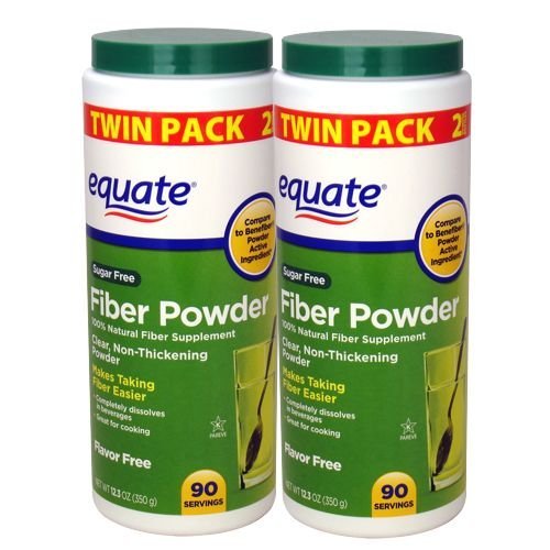 Equat Zuckerfreies Faserpulver - 90 Servierungen, 12,3 Unzen (2 Packung)