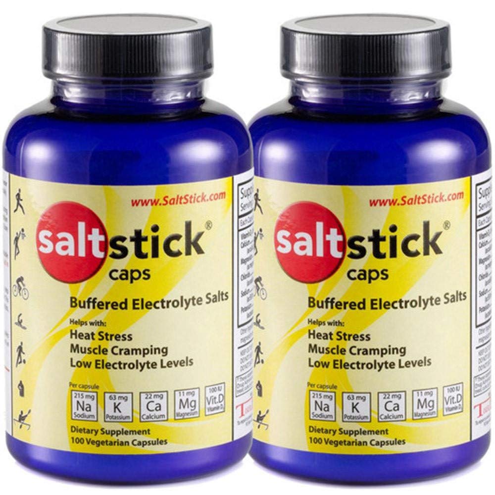 SaltStick Caps Electrolyte Remplacement 100 Compte (200 Capsules) (Packaging May Vary)