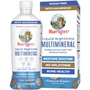 MaryRuth Organics Liquid Nighttime Multimineral | No Melatonin | Bedtime Routine | Magnesium Citrate | Calcium | Zink | Vitamin D3| Erhältlich in 4 Geschmacksrichtungen - Vegan | Zuckerfrei | Glutenfrei | 32 Oz