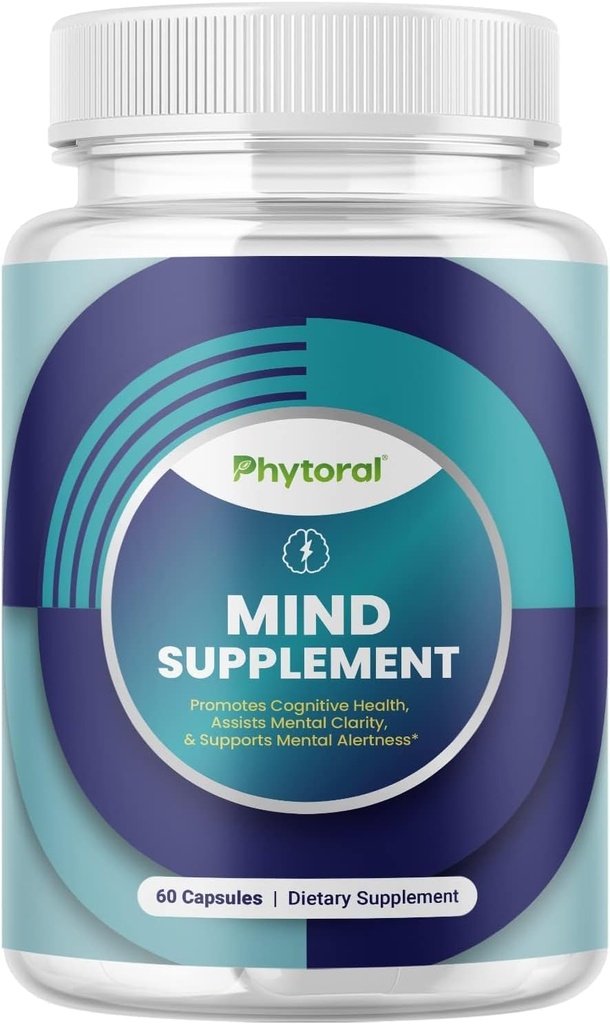 Nootropic Brain Supplement for Memory and Focus Enhancement - Vitamine für die psychische Gesundheit des Gehirns & Klarheit - Kognitiver Gesundheitskomplex für die Vitalität des Geistes & Mental Alert - 60 Count