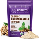 Siddhayu Bio Ashwagandha Pulver - 12 oz