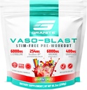 Granit ergänzt Vaso Blast, Rainbow Candy Flavor, Stimulant-Free Pre Workout für Männer und Frauen mit Grapeseed Extract, Arginine Nitrite, & VasoDrive-AP für Max Pump (20 Portionen)
