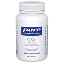 Encapsulations pures CoQ10 120 mg - Coenzyme Q10 Supplément pour la santé cardiaque, l'énergie, les antioxydants, le cerveau et la mémoire Santé - Santé cellulaire, cognition et soutien cardiovasculaire* - 120 capsules