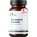 Designs for Health Resveratrol Supreme - Trans Resveratrol from Japanese Knotweed + Quercetin - Vieillissement en santé + Supplément de soutien cardiovasculaire, non-OGM (60 capsules)