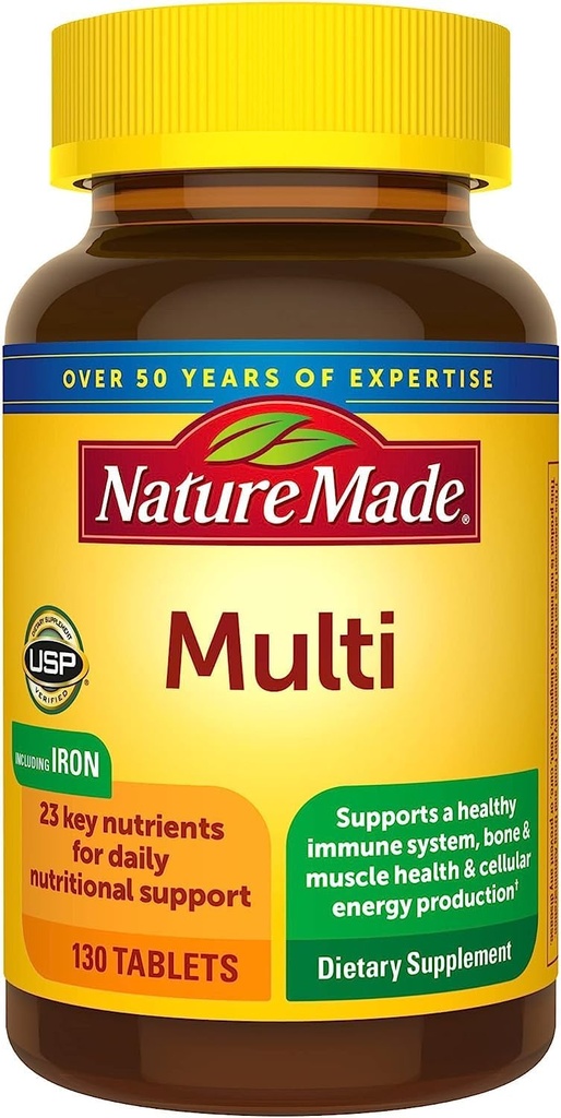 Comprimés multi-complet faits de nature - 130 ct, paquet de 2
