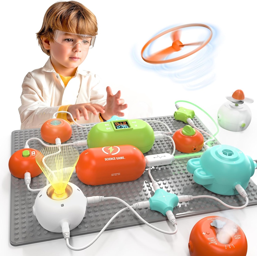 Wissenschaft Kits für Kinder - STEM Kits für Kinder, Elektronik Exploration Kit, über 420 Projekte, 35 Circuit Parts, STEM Bildungsspielzeug Geschenke für Kinder Jungen Mädchen Alter 3 4 5 6 7 8 9 10 11 12