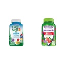 Fibre de Vitafusion Bien Fit Gummies 90 Comte et Max Force Mélatonine Gummies 100 Comte