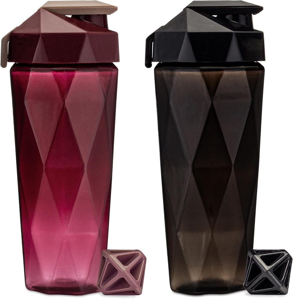 Classic 28 oz Blender Bouteille de Shaker de protéines Bouteille de Shaker avec Diamond Agitator.