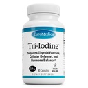 EuroMedica Tri-Iodine - Unterstützung Schilddrüsengesundheit - Aids Hormon Balance mit molekularem Jod von Kelp - Eigenschaften Kalium-Iodid & Natrium-Iodid - Gehirn & Energie-Unterstützung - 12.5mg, 90 Kapseln