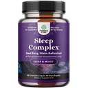 Natures Artisanat Formule de sommeil rafraîchissante naturelle - Soutient le repos sain - Supplément non addictif - Magnésium L-Theanine GABA - Ingrédients à base de plantes pures