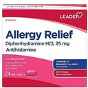 Diphénhydramine HCl, 25mg Mini comprimés, 24 Nombre