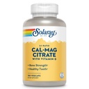 SOLARAY Calcium & Magnesium Citrat 2:1 Ratio w/Vitamin D-3, Gesunde Knochen, Muskel- und Nervensystemunterstützung, hohe Absorption 180 Kapseln