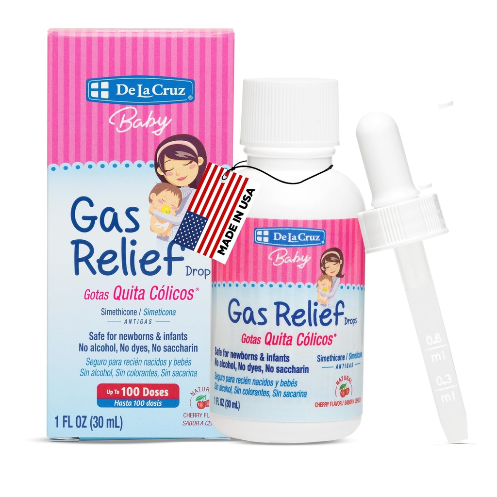 Gastropfen für Babys - Quita Cólicos Infant Gas Relief Tropfen mit Simethicone - sichere Colic Tropfen für Neugeborene 1 FL. OZ. (30 mL)