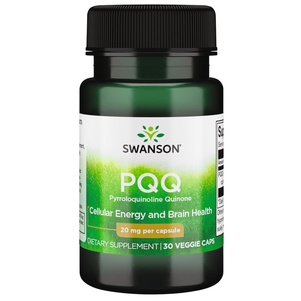 Swanson Pqq Pyrrolochinolin Quinone 20 Milligramme 30 Veg Kapseln