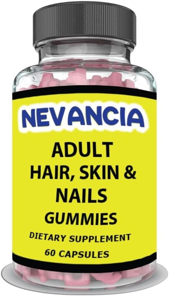 Erwachsenes Haar, Haut & Nails Gummies - Biotin 5000 mcg - für schnelleres & gesünderes Haarwachstum, härtere Nägel, gesündere Haut – für Damen und Herren - Extra Strength, 60 Vegan Gummies