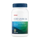 GNC Cod Liver Oil Omega 3 Supplement, 260mg EPA und DHA, unterstützt Herz, Gehirn, Haut, Auge und Gelenke Gesundheit, 90 Softgels