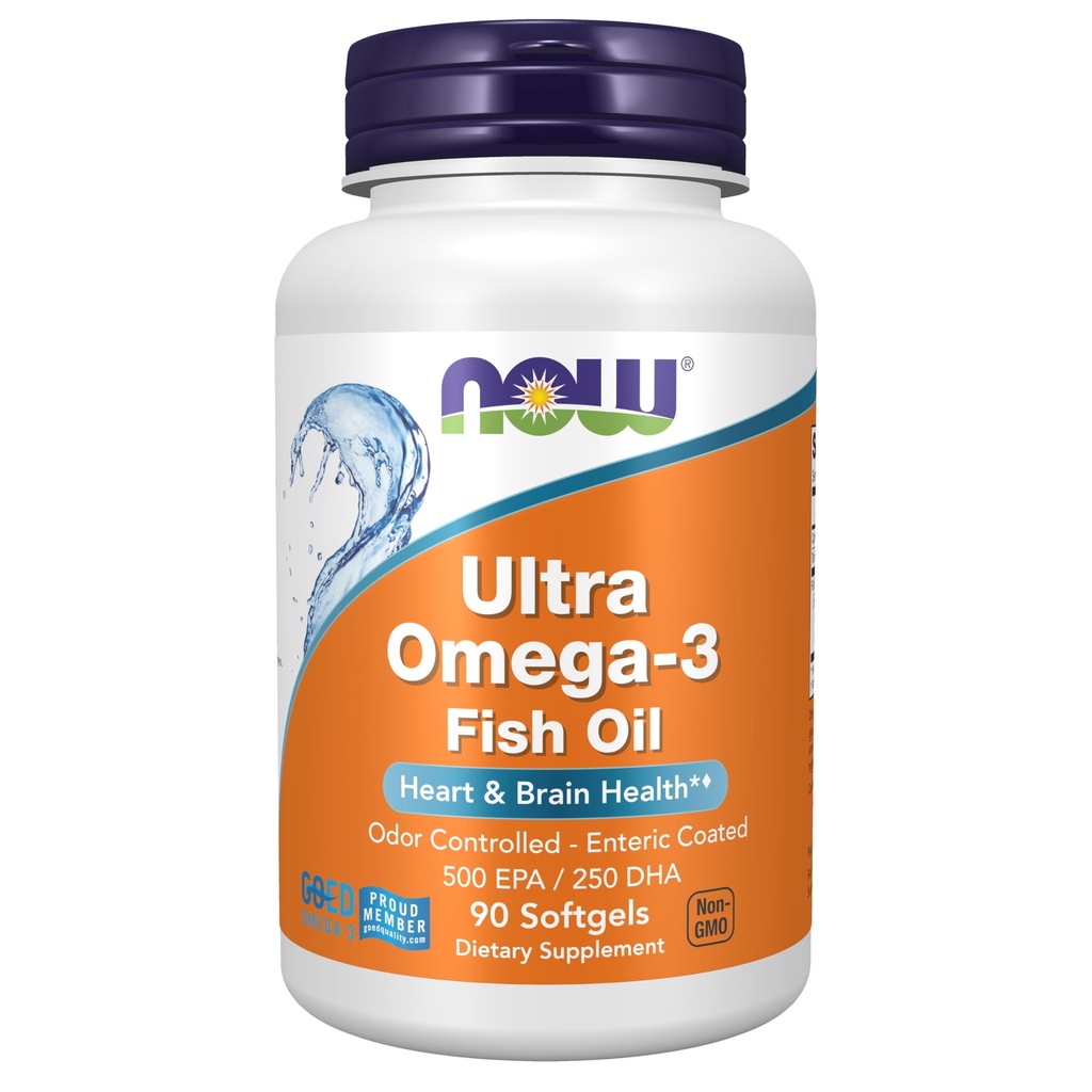 JETZT Nahrungsergänzungsmittel, Ultra Omega-3 Molecularly Distilled and Enteric Coated, 90 Softgels