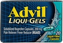 Advil Pain Reliever/Fever Reducer Liqui-Gels 20 CP - Kaufen Sie Pakete und speichern (Pack von 2)