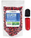 XPRS Nutra Taille 4 Capsules vides - 500 Compter les petites capsules de gélatine vides - Pills Bricolage Capsule Remplissage - Bouchons de gel de pilules bovines rechargeables pour les suppléments Do-It-Youlf (Noir/Rouge)