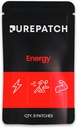 Pure Patch Energy Patch – Plant-Based Vegan Topical Patch – Koffein – CoQ10 – Aminosäuren – Elektrolyte – Nicht-Ingestible – Wasser-Resistant – Gentle on Skin – Glutenfrei – Made in USA – 6 Patches