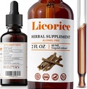 FabLab Extrait de racine de réglisse - Soutien immunitaire à base de plantes- Supplément Glabre de Glycyrrhiza pour le rétablissement de la digestion Fatigue de la santé respiratoire -Non-OGM (Licorice 2 Fl Oz)