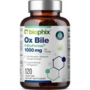 biophix Ox Bile 1000 mg mit BioPerine 120 Veggie Kapseln - Hohe Absorption Verdauungsenzym Ergänzung - Leber Stoffwechsel GI Fett Stoffwechselunterstützung