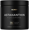 Astaxanthin 24mg + Lycopin 50mg Klinische Stärke Carotinoide Hautergänzung w. 100% Natürlich von MicroAlgae - Beste Astaxanthin Ergänzungen für Hautgesundheit & Pigmentierung - Astaxantina