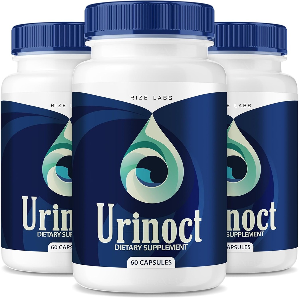 rize labs (3 Pack) Urinoct Prostate Supplement, Urinoct Bladder Health, Advanced Urinoct Prostate Function Formula, Urinoc Organic Herbal Blend Reviews, Urinoct Prostate Flush for Flow (180 Kapseln)