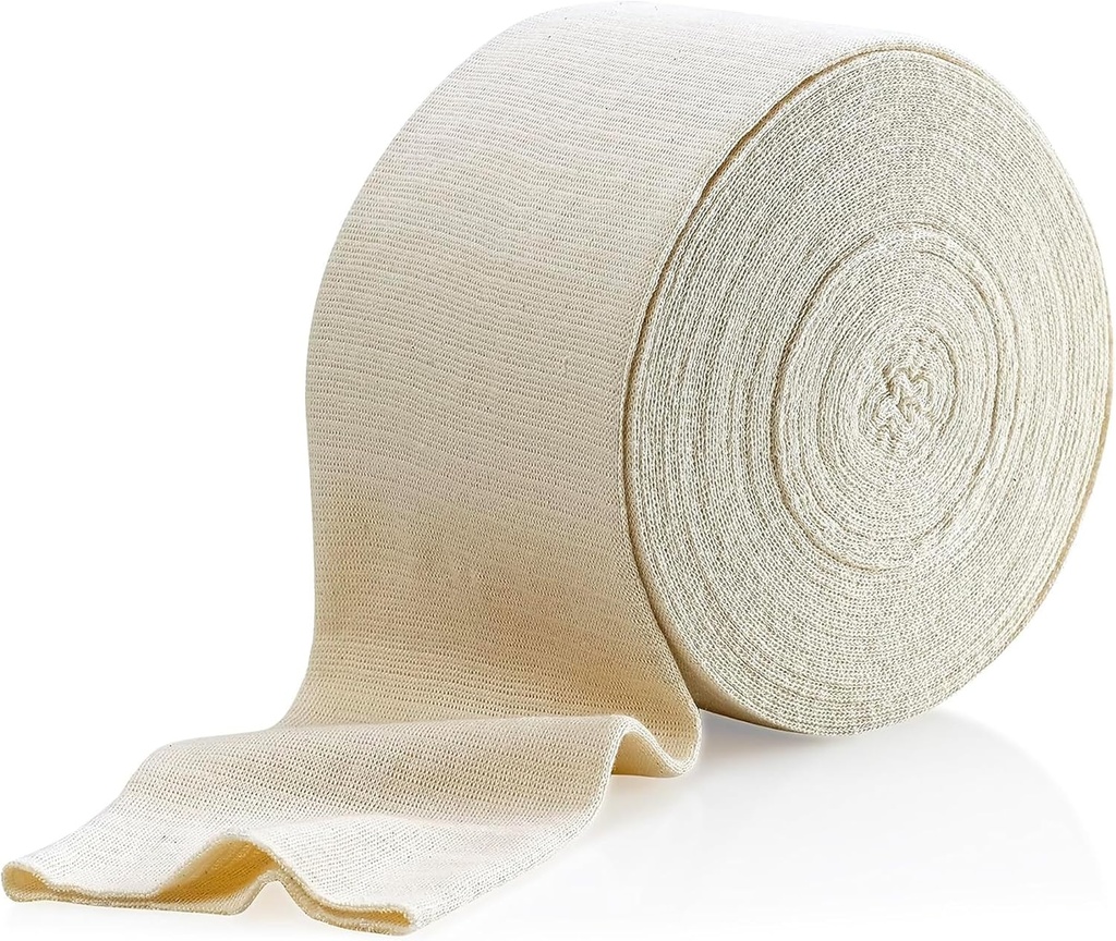 Elastische Tubular Support Bandage Größe C, 10M Box - Natürliche Farbe (2.75" X 33 Fuß) für große Knie Unterstützung Bandage -Medium Oberschenkel, Baumwolle Spandex